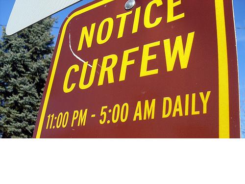 Teenage Curfew Laws Essay