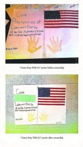 Homemade posters at elementary school censored for religious message Homemade posters at elementary school censored for religious message
