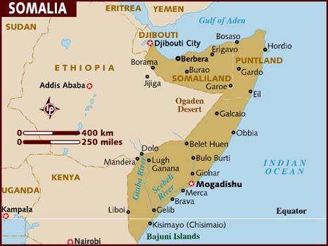 SomaliaMapLonelyPlanet