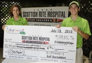 11-year-old swings for childrens’ hospital 11-year-old swings for childrens’ hospital