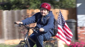 CodyAliciaAmericanFlagonBike