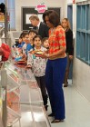 Michelle Obama visits elementary school